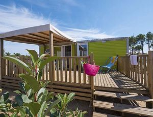 mobil-home confort camping Lac de Biscarrosse